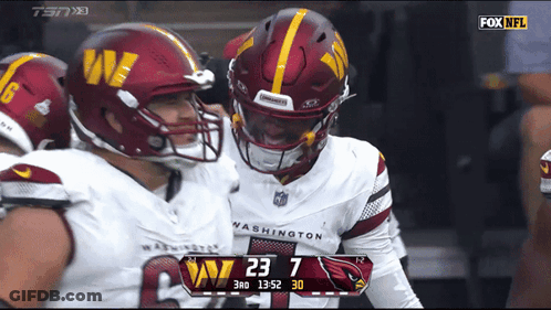 A Football Game Is Being Shown On Fox NFL GIF