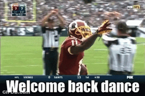 A Football Game Is Being Shown On Fox TV GIF