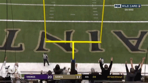 A Football Game Is Being Shown On Fox Wild Card En Vivo GIF