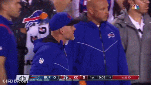 A Football Game Is Being Shown On Nbc GIF