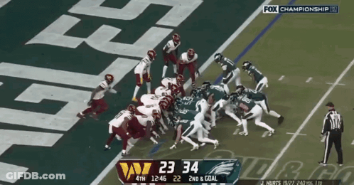 A Football Game Is Being Shown On The Fox Championship Channel GIF