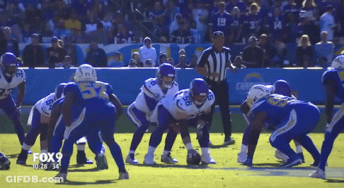 A Football Game Is Shown On Fox 9 GIF