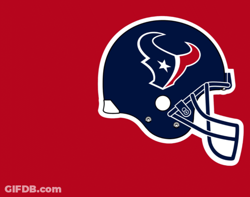 A Football Helmet With The Words Let 'S Go Texans GIF