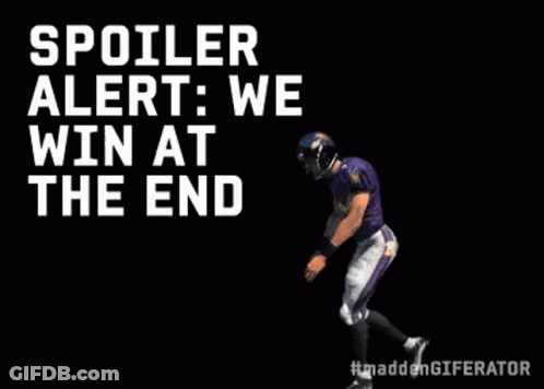 A Football Player In A Purple Uniform With The Number 9 GIF
