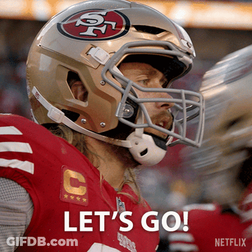 A Football Player Says Let 'S Go In A Netflix Ad GIF
