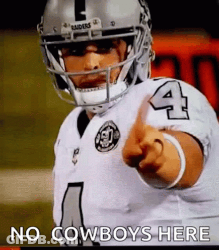 A Football Player Wearing A Helmet And Pointing At The Camera . GIF