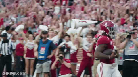 A Football Player Wearing A Helmet That Says A On It GIF