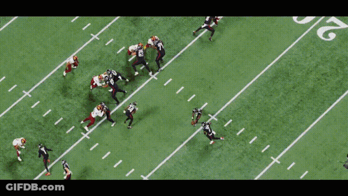 A Football Player Wearing A Jersey That Says ' U ' On It GIF