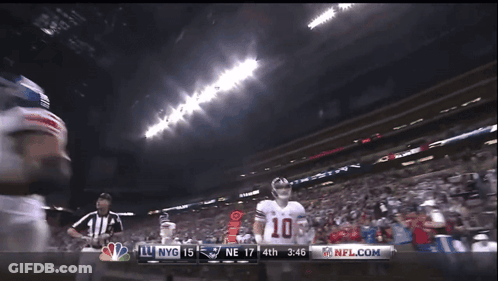 A Football Player Wearing A Jersey With The Number 10 GIF