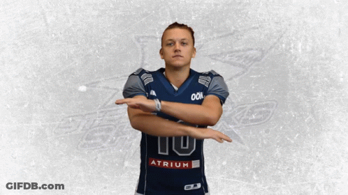A Football Player Wearing A Jersey With The Number 10 GIF
