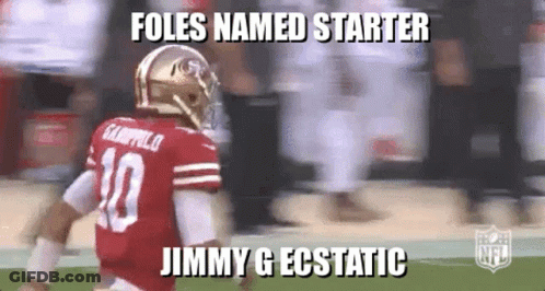 A Football Player Wearing A Red Jersey With The Number 10 On It . GIF