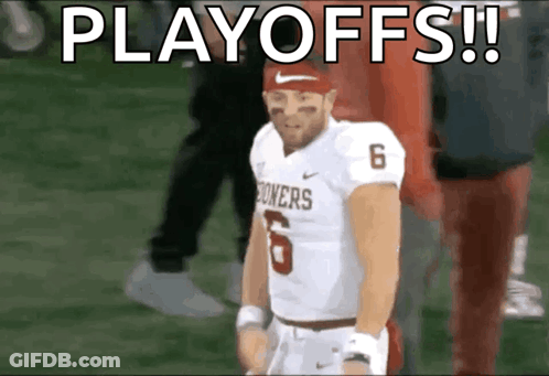 A Football Player Wearing A White Jersey With The Number 6 On It GIF