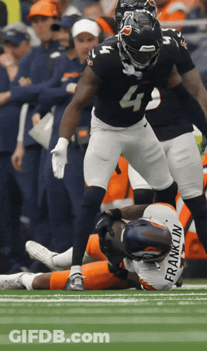 A Football Player With Franklin On His Jersey GIF