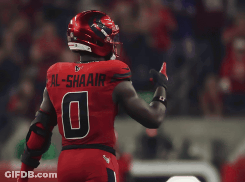 A Football Player With The Name Al-Shaair On The Back Of His Uniform GIF
