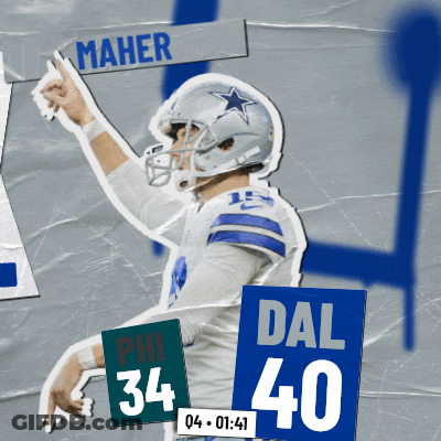 A Football Player With The Name Maher On The Back Of His Helmet GIF
