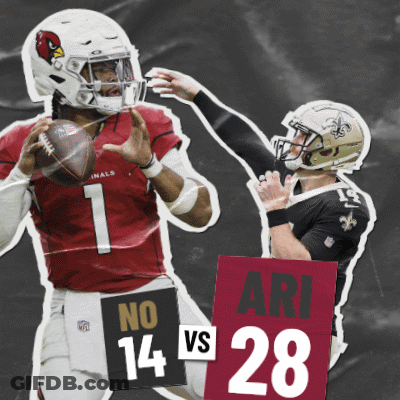 A Football Player With The Number 1 On His Jersey Is Holding A Ball GIF