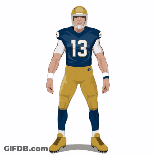 A Football Player With The Number 13 On His Shirt GIF