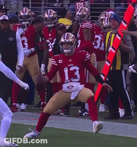 A Football Player With The Number 13 On His Uniform GIF