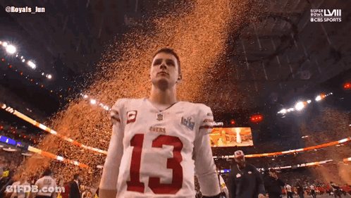 A Football Player With The Number 13 On Their Jersey GIF