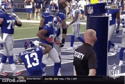 A Football Player With The Number 13 On Their Jersey GIF