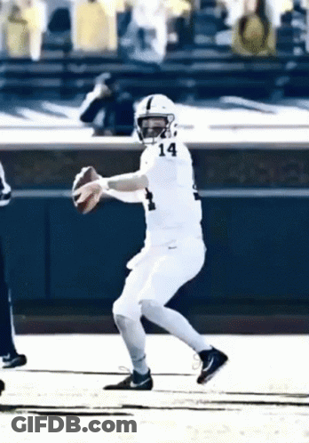 A Football Player With The Number 14 On His Shirt GIF