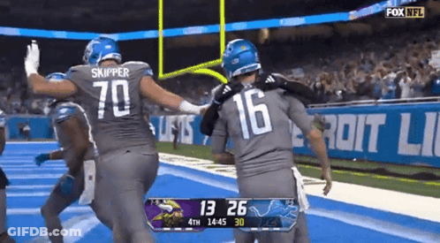 A Football Player With The Number 16 On The Back Of His Shirt GIF