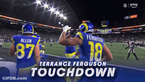 A Football Player With The Number 18 On Their Back GIF