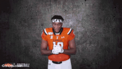 A Football Player With The Number 19 On His Shirt GIF