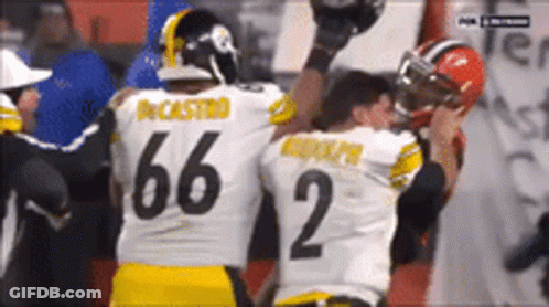 A Football Player With The Number 2 On His Back GIF