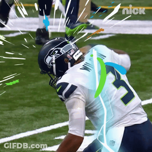 A Football Player With The Number 2 On His Jersey Is On The Field GIF