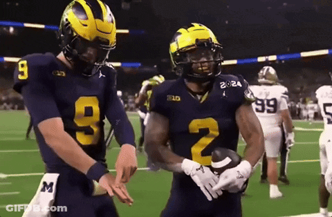 A Football Player With The Number 2 On His Jersey Is Talking To Another Player GIF