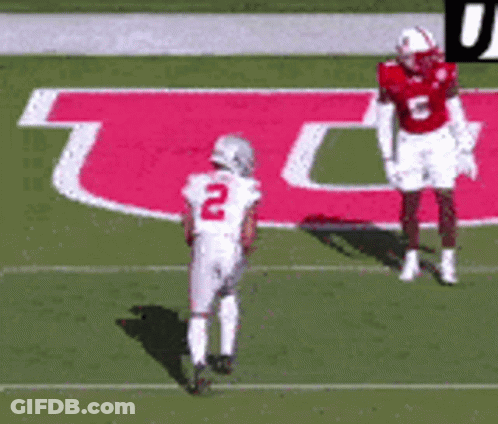 A Football Player With The Number 2 On Their Jersey GIF