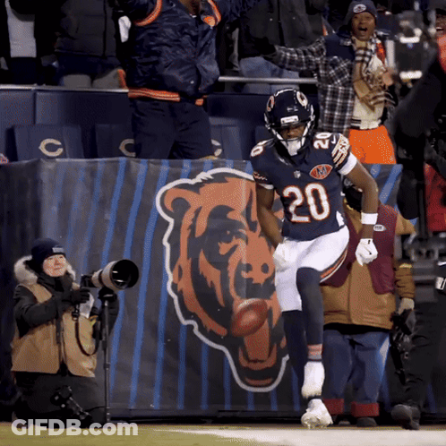 A Football Player With The Number 20 On His Shirt GIF