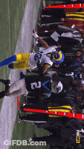 A Football Player With The Number 22 On His Jersey GIF