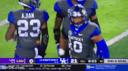 A Football Player With The Number 23 On His Back GIF