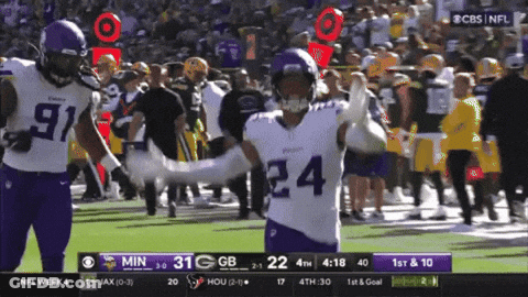 A Football Player With The Number 24 On His Shirt GIF
