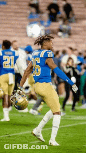 A Football Player With The Number 26 On His Shirt GIF