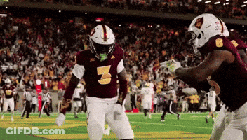 A Football Player With The Number 3 On His Shirt GIF