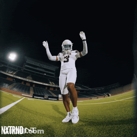 A Football Player With The Number 3 On His Uniform GIF