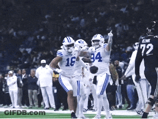 A Football Player With The Number 34 On His Uniform GIF
