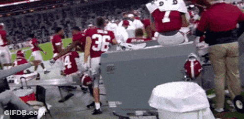 A Football Player With The Number 36 On Their Jersey GIF
