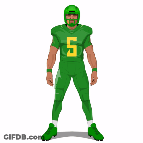 A Football Player With The Number 5 On His Shirt GIF