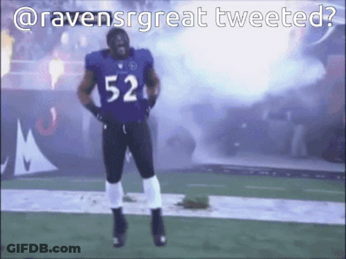 A Football Player With The Number 52 On The Back Of His Jersey GIF