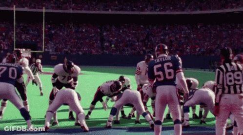 A Football Player With The Number 56 On Their Jersey GIF