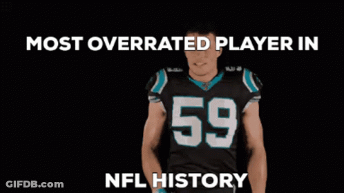 A Football Player With The Number 59 On Their Jersey GIF