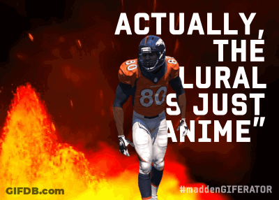 A Football Player With The Number 80 On His Jersey Stands In Front Of A Fire GIF