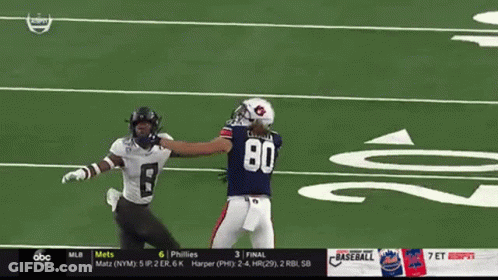 A Football Player With The Number 80 On His Shirt GIF