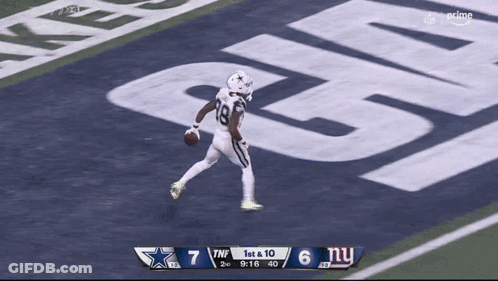 A Football Player With The Number 88 On His Back GIF