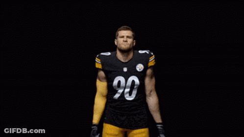A Football Player With The Number 90 On His Shirt GIF