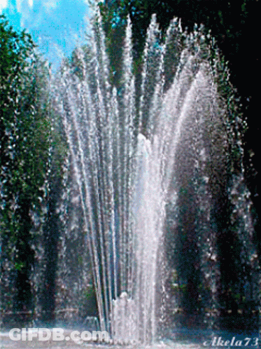 A Fountain Is Being Photographed By Akela73 GIF